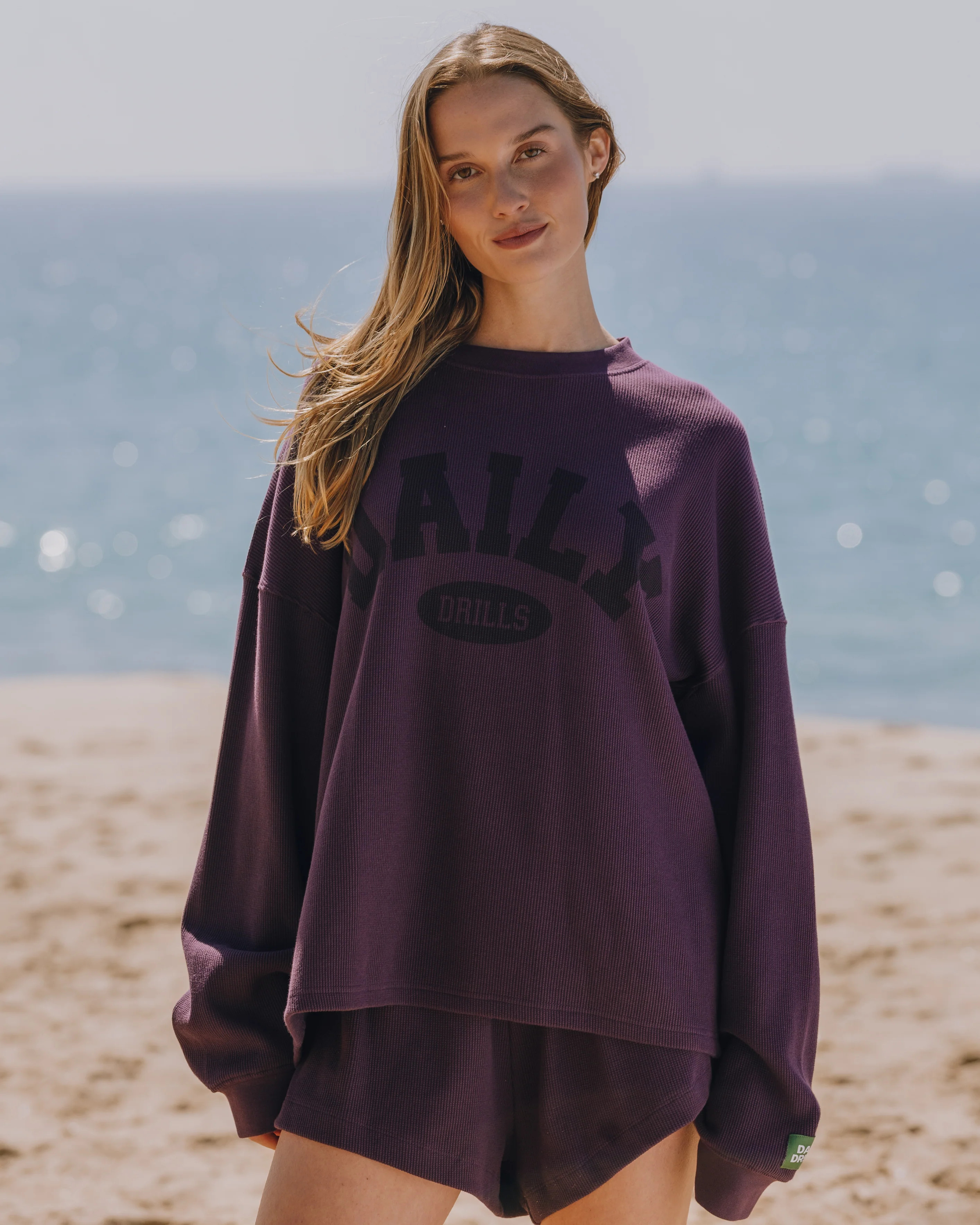 Oversized Daily Thermal - Plum | Daily Drills LLC