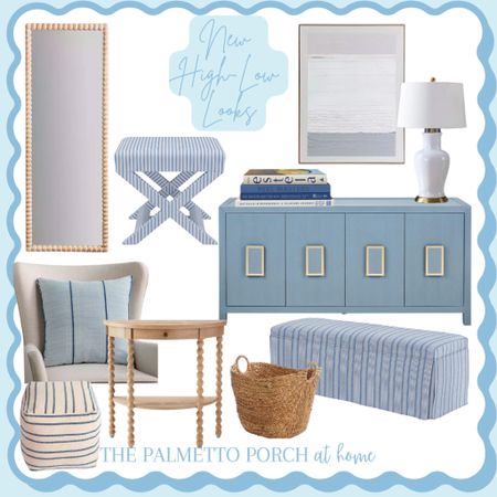 High low designer inspired classic coastal looks for living room | dining room | decor | lighting | Serena & lily

#LTKhome