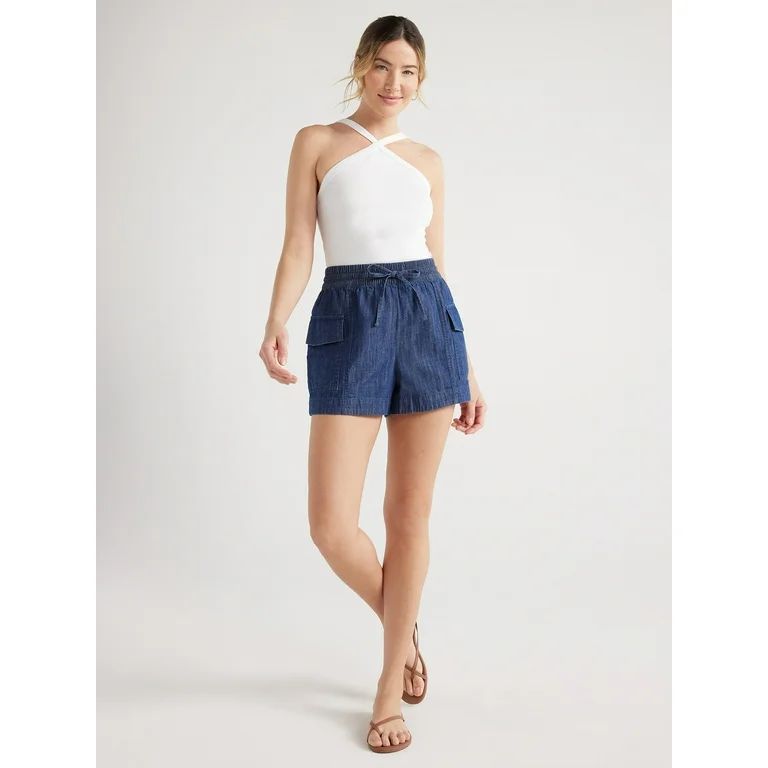 Free Assembly Women’s Utility Pull-On Shorts, 3.5” Inseam, Sizes XS-XXL | Walmart (US)