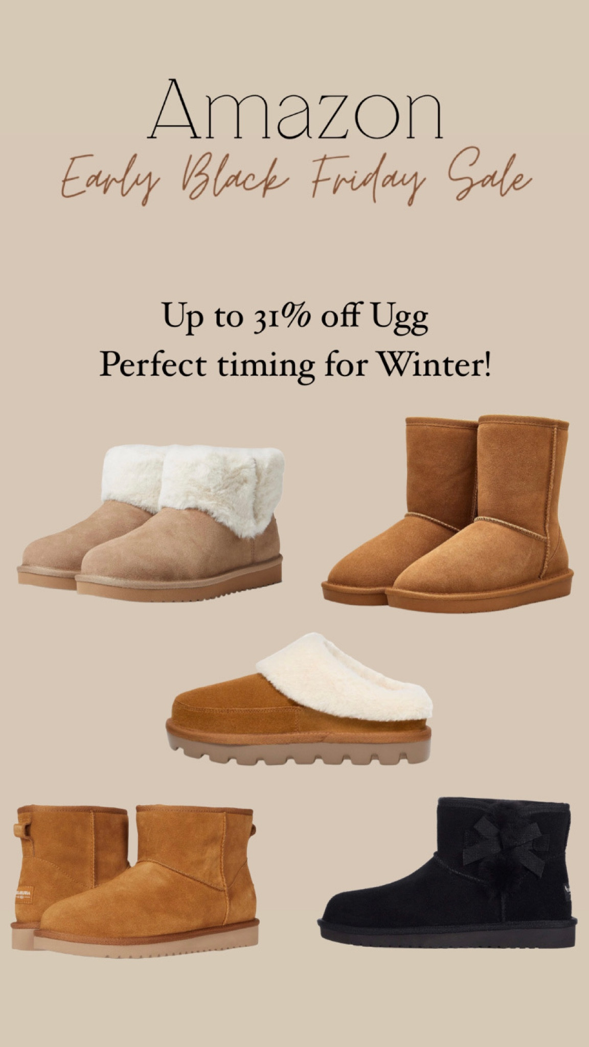 Boots ugg black friday online