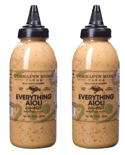 Terrapin Ridge Farms Everything Aioli Garnishing Squeeze – Two 13 Ounce Squeeze Bottles | Amazon (US)