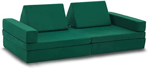 jela Kids Couch 8PCS, Floor Sofa Modular Funiture for Kids Adults, Playhouse Play Set for Toddler... | Amazon (US)