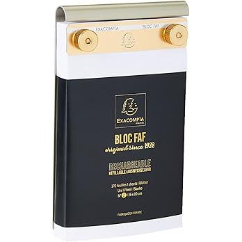 Exacompta Desk Pad, No.2 16x10cm - Plain | Amazon (US)