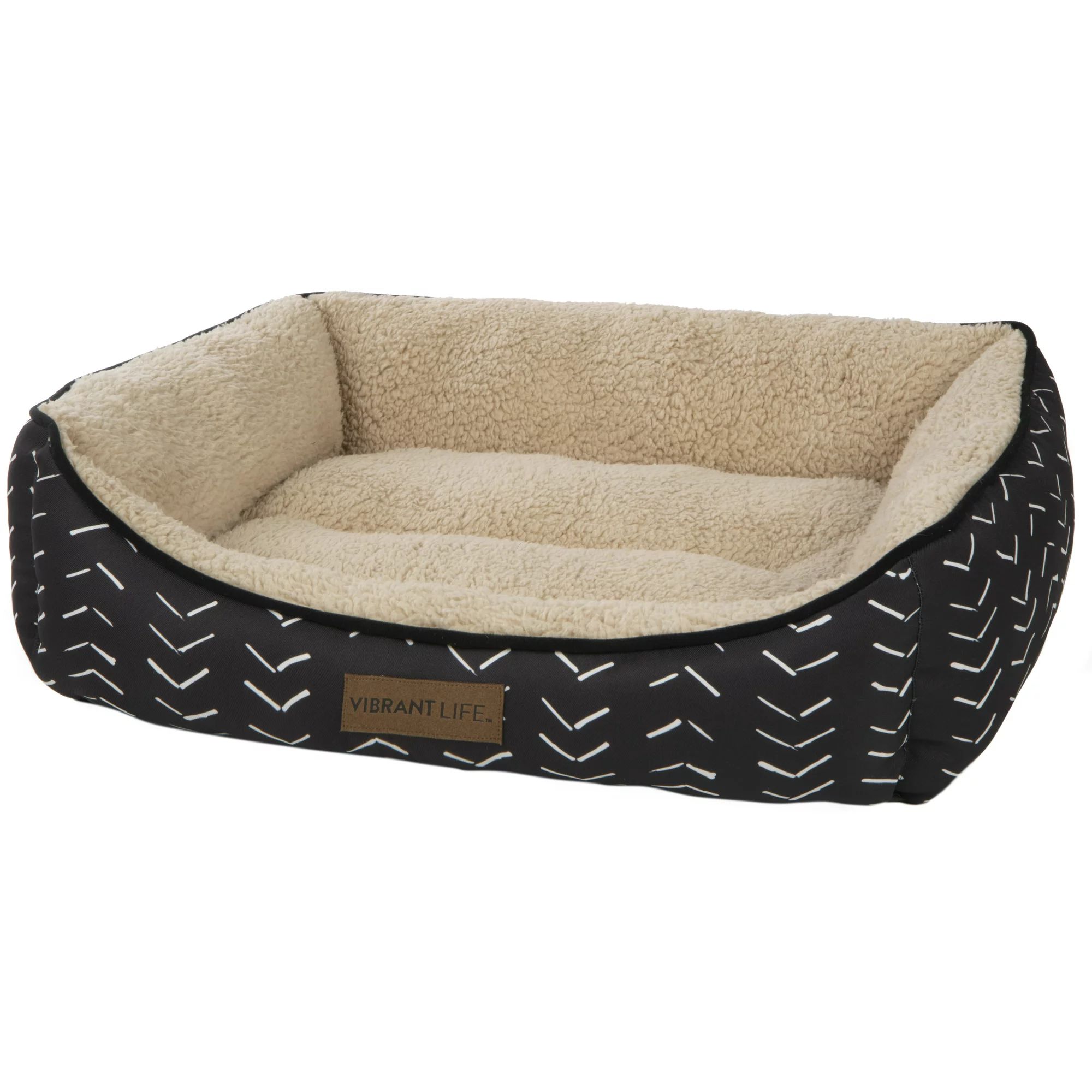 Vibrant Life Luxe Cuddler Mattress Edition Dog Bed, Medium, 27"x21", Up to 40lbs - Walmart.com | Walmart (US)