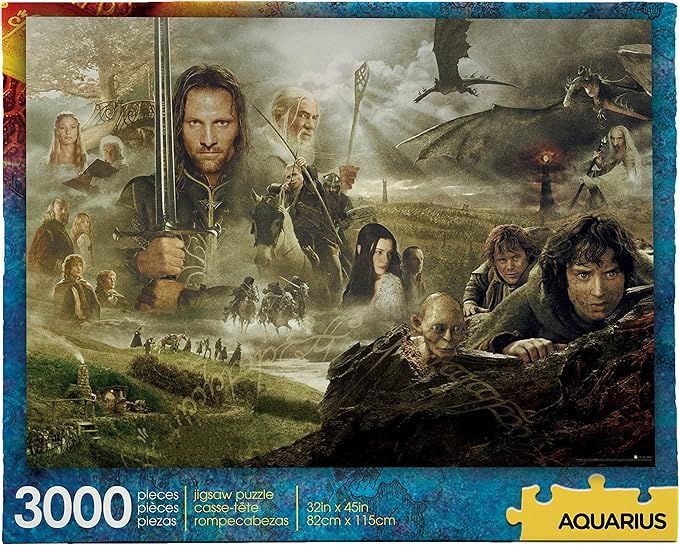 Aquarius Lord of The Rings (3000 Piece Jigsaw Puzzle) - Officially Licensed Lord of The Rings Mer... | Amazon (US)
