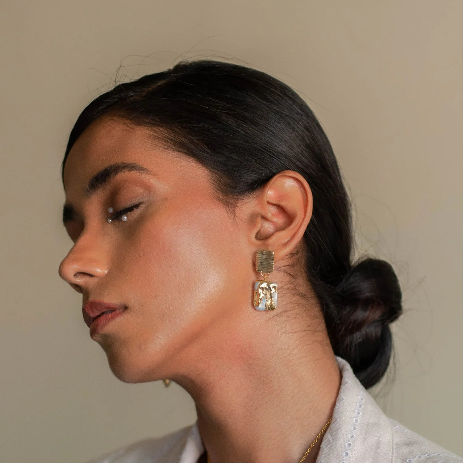 Zuri Drops: Luxurious Style with Large Baroque Pearl Earrings | Dhwani Bansal Jewellery