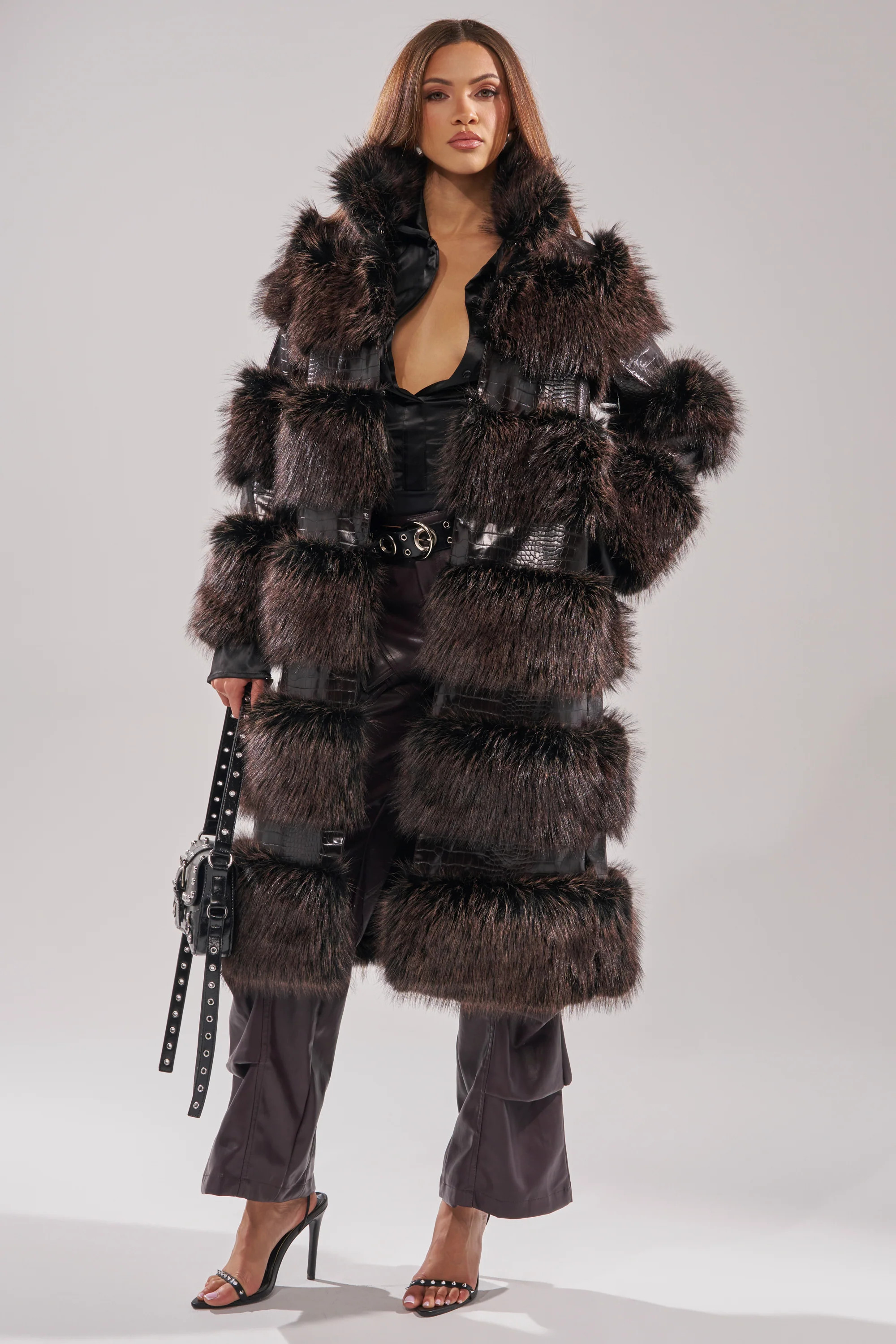 MOXIE FUR TRIM TRENCH | AKIRA