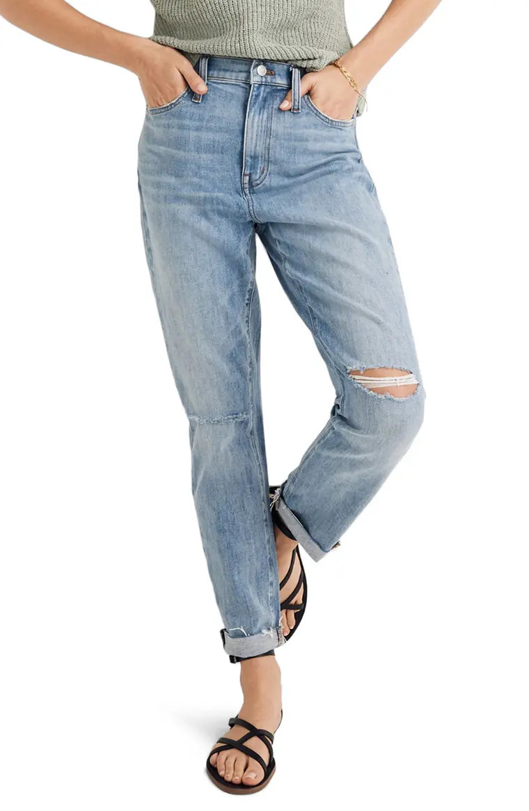 The High Waist Slim Boyjean | Nordstrom