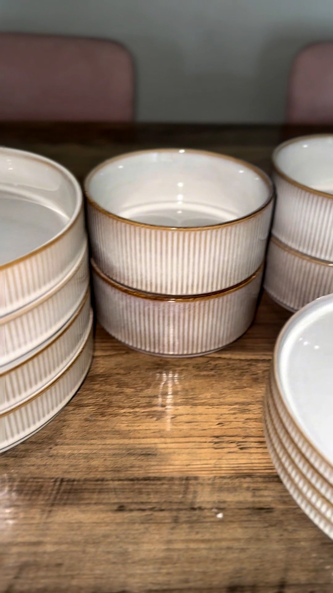 Grabbed this dinnerware set from Amazon. I love the beige and amber color combo. Includes 4 dinner plates, 4 snack plates, 4 pasta bowls, and 4 cereal bowls

#LTKHome