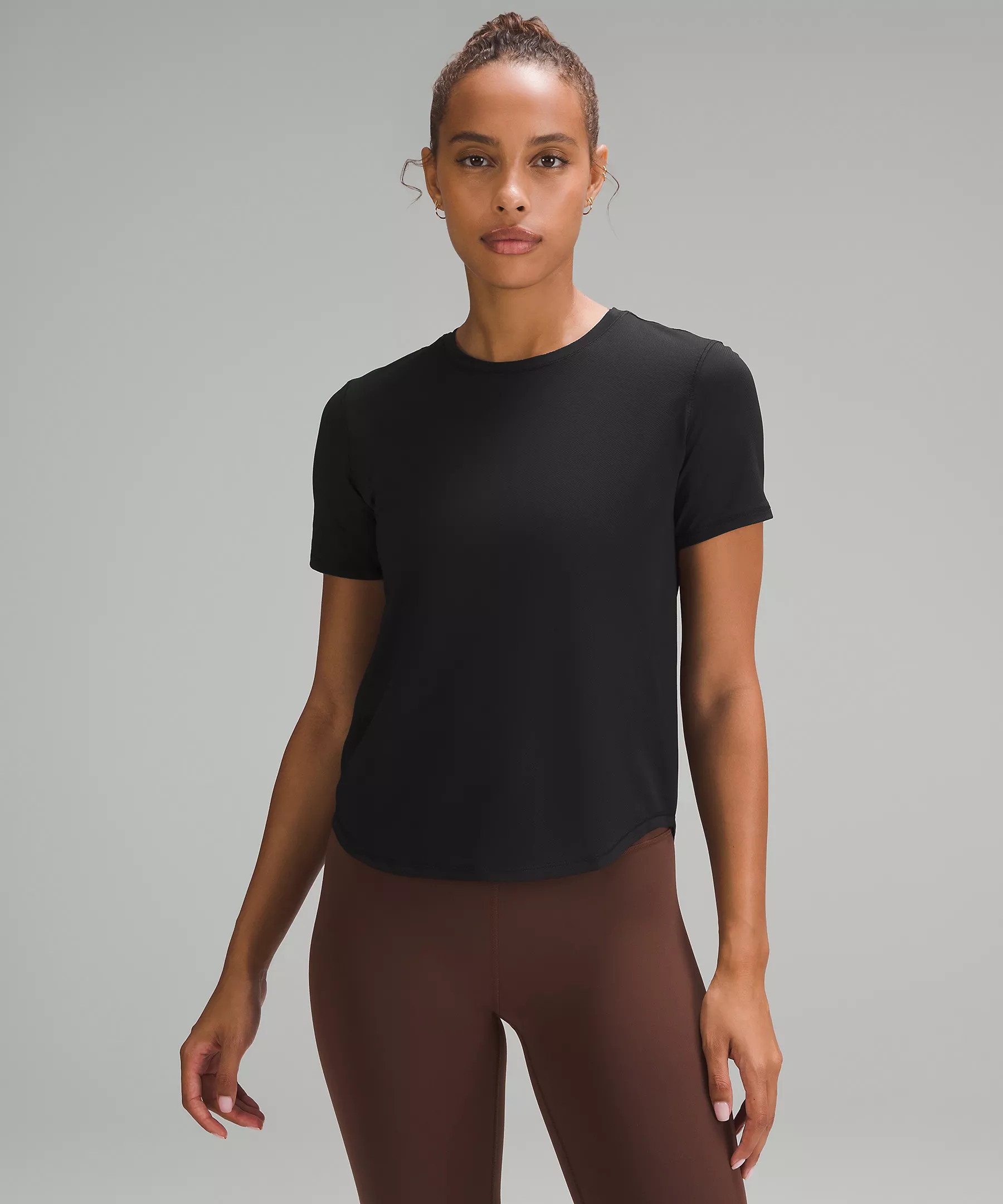 High-Neck Running and Training T-Shirt | Women's Short Sleeve Shirts & Tee's | lululemon | Lululemon (US)