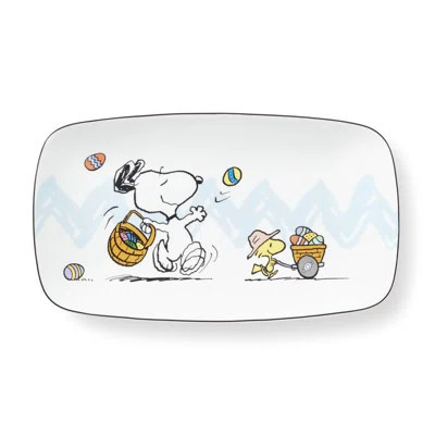 Snoopy Easter Peanuts Easter Snoopy Hors D'Oeuvres Tray | Wayfair North America