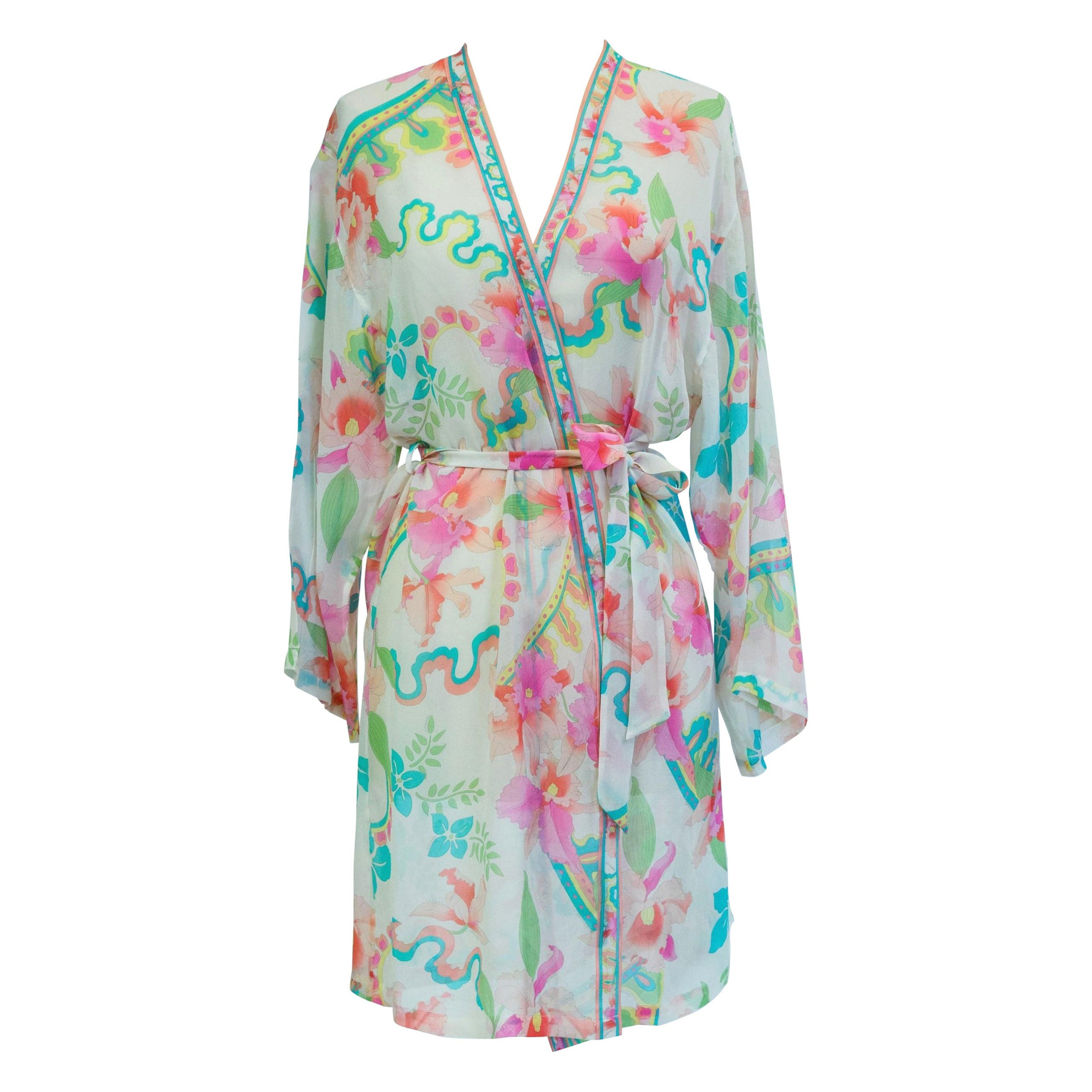 Léonard bathrobe in printed muslin collection Ratti 2007 | 1stDibs