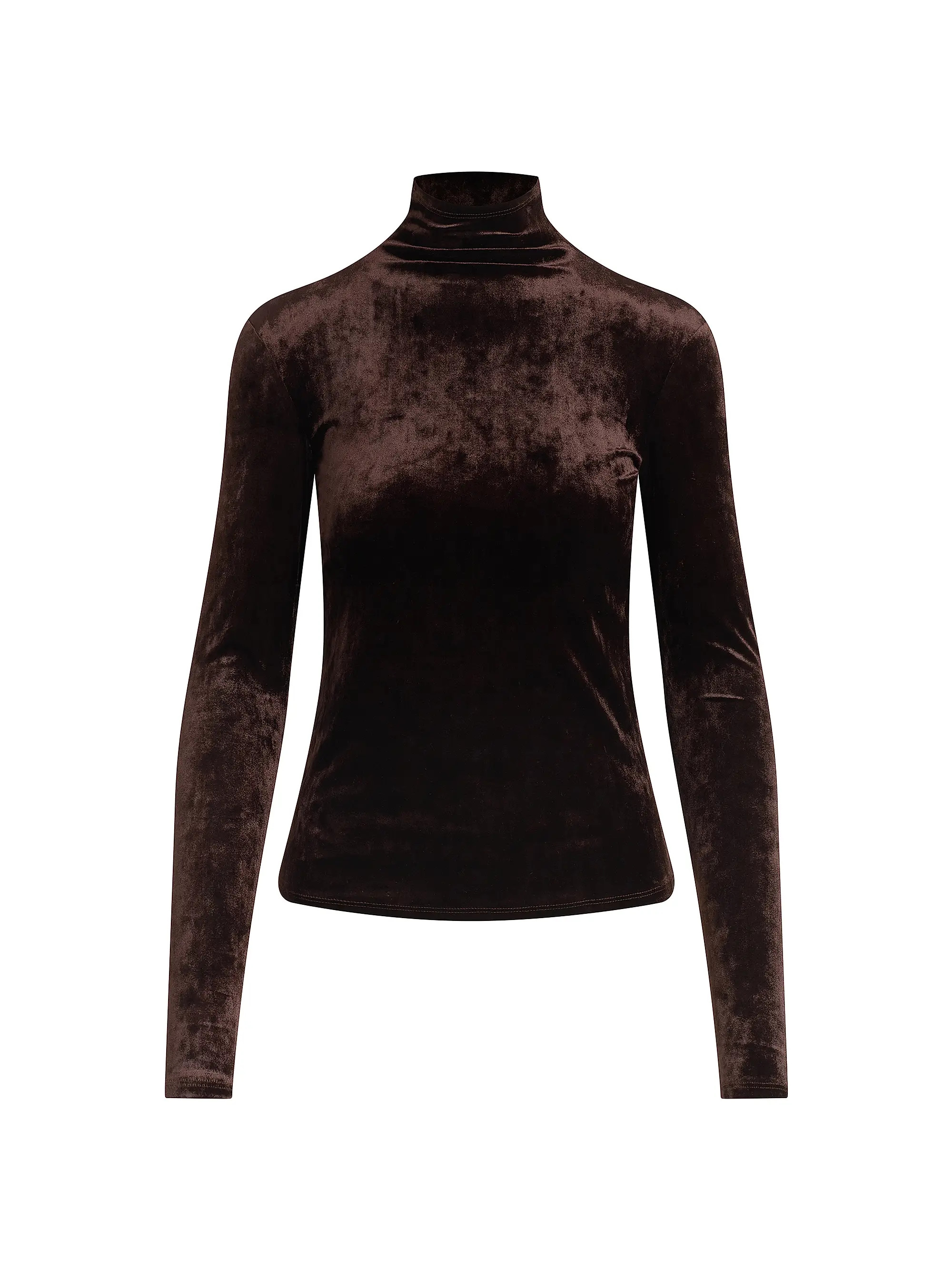 The Tony Turtleneck Velvet Long-Sleeve Top | Saks Fifth Avenue