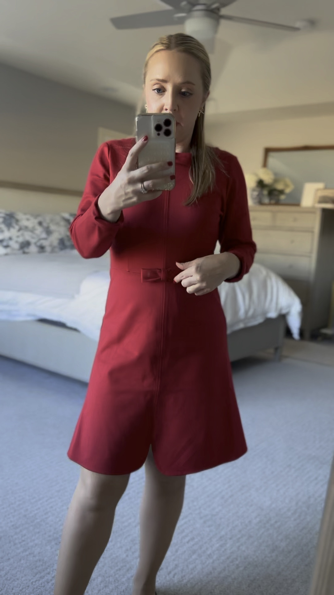 The Sadie shift dress is perfect for the holidays! Fits true to size and I love the bow details. Comfortable and has considerable stretch! I love love the length. 
Holiday dress. Sadie dress. Draper James. Red dress. Holiday party outfit. Christmas dress. Party dress. 

#LTKWatchNow #LTKHoliday #LTKStyleTip