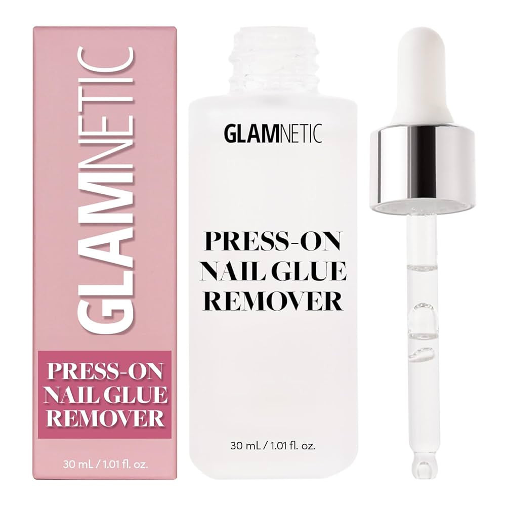 Glamnetic Press On Nail Remover | Odorless, No Acetone, Gentle Press-On Nail Remover Serum for Fa... | Amazon (US)