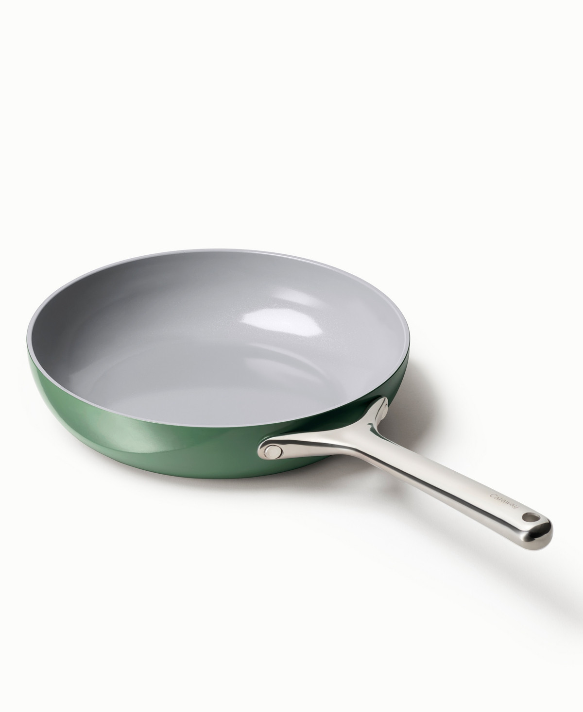 Caraway Non-Stick Ceramic 10.5" Fry Pan - Sage | Macy's