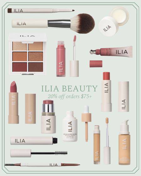 Ilia is having their biggest sale of the year! Get 20% off your order of $75+

#LTKsalealert #LTKbeauty #LTKFind