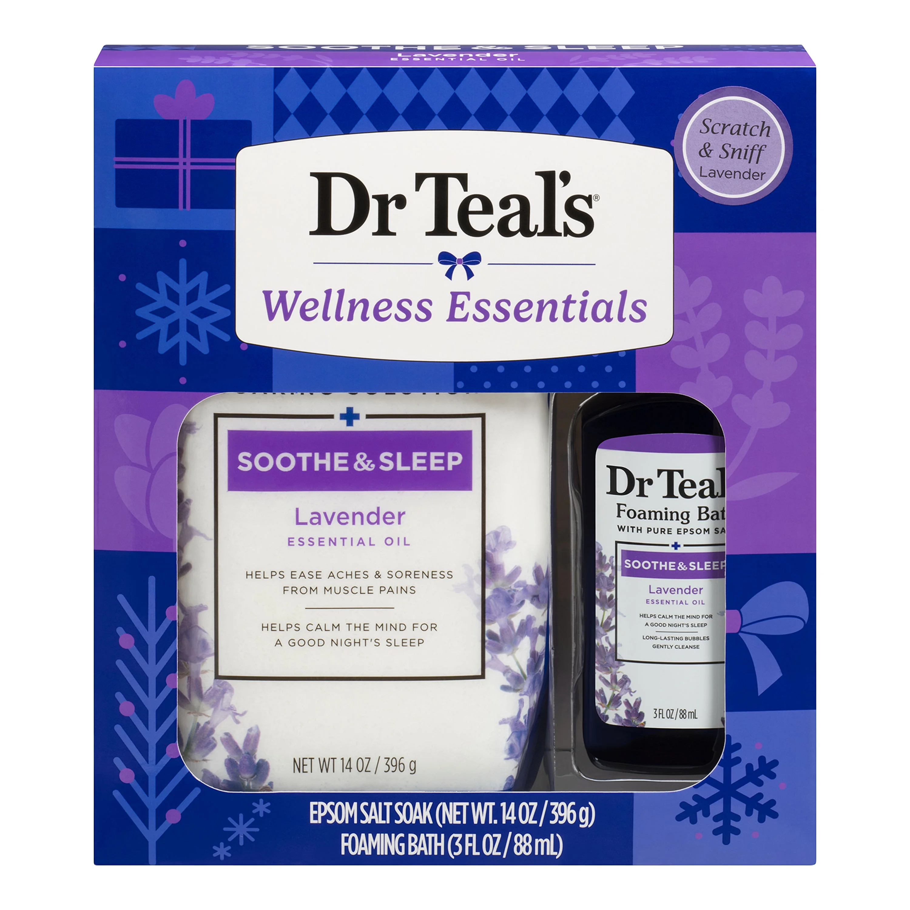 Dr Teal's Soothe & Sleep Lavender Bath Gift Set, 2 Piece | Walmart (US)
