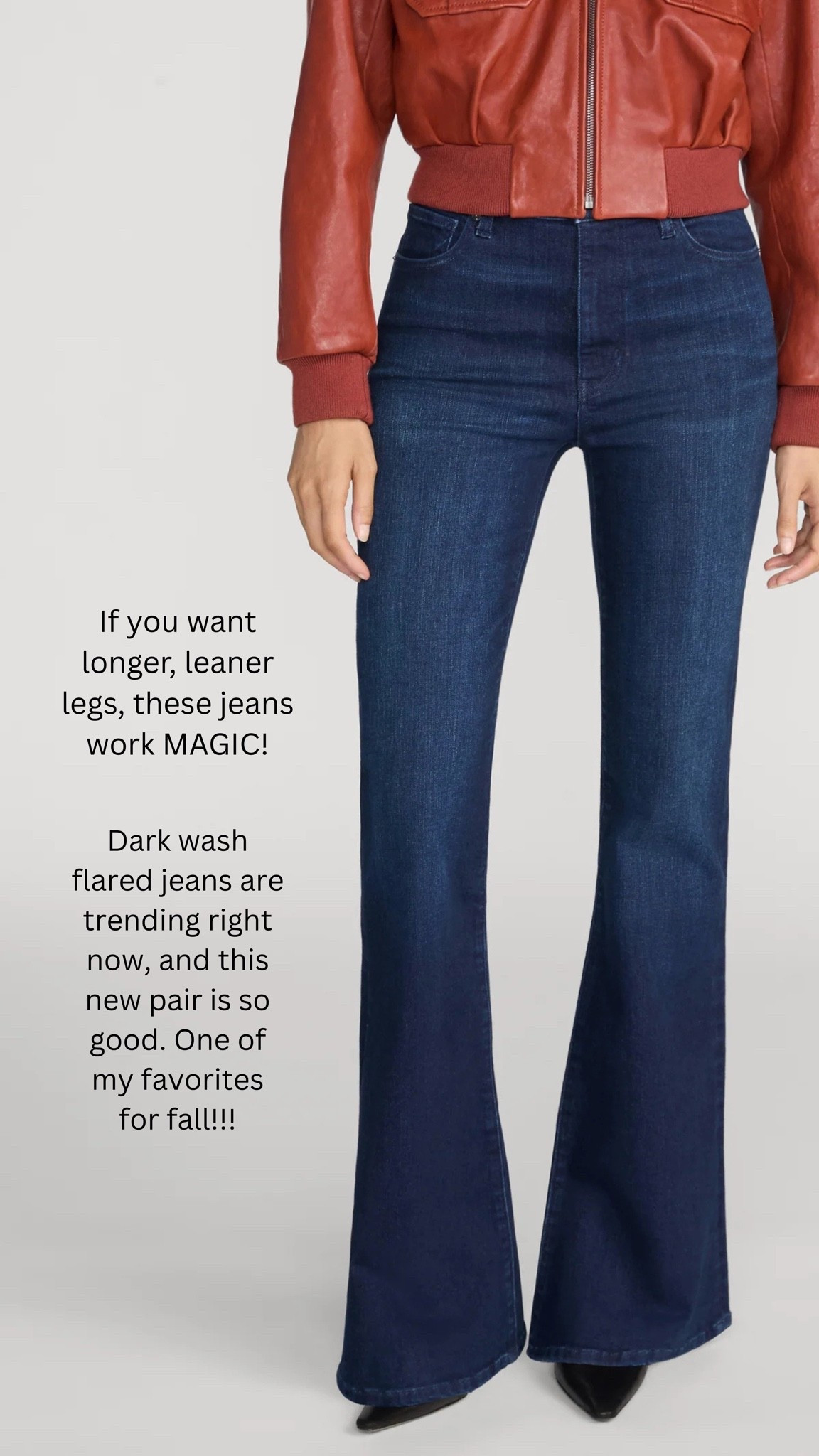 The jeans I can’t stop talking about! If you want the look of longer, leaner legs - these work MAGIC! True to size. 

These will look so good with ankle boots, sweaters, and jackets this fall!

#LTKSeasonal #LTKOver40 #LTKgrwm