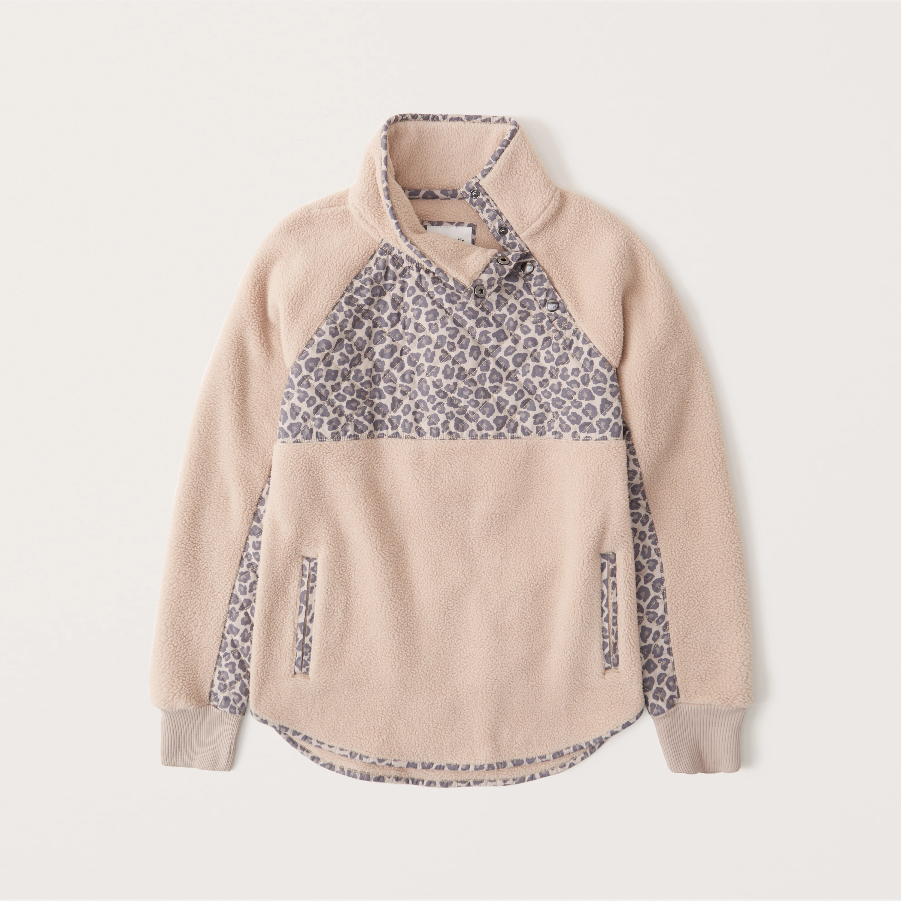 Asymmetrical Snap-Up Fleece | Abercrombie & Fitch (US)