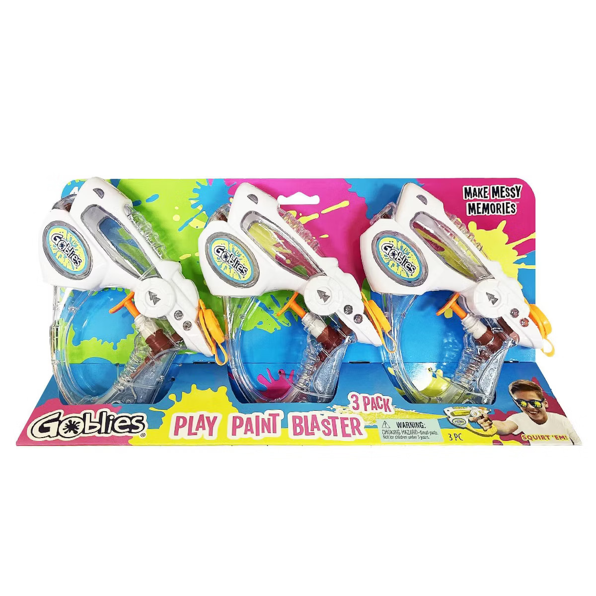 Goblies Splash Ps Aqua Blast 3pk with Clear Tank | Target