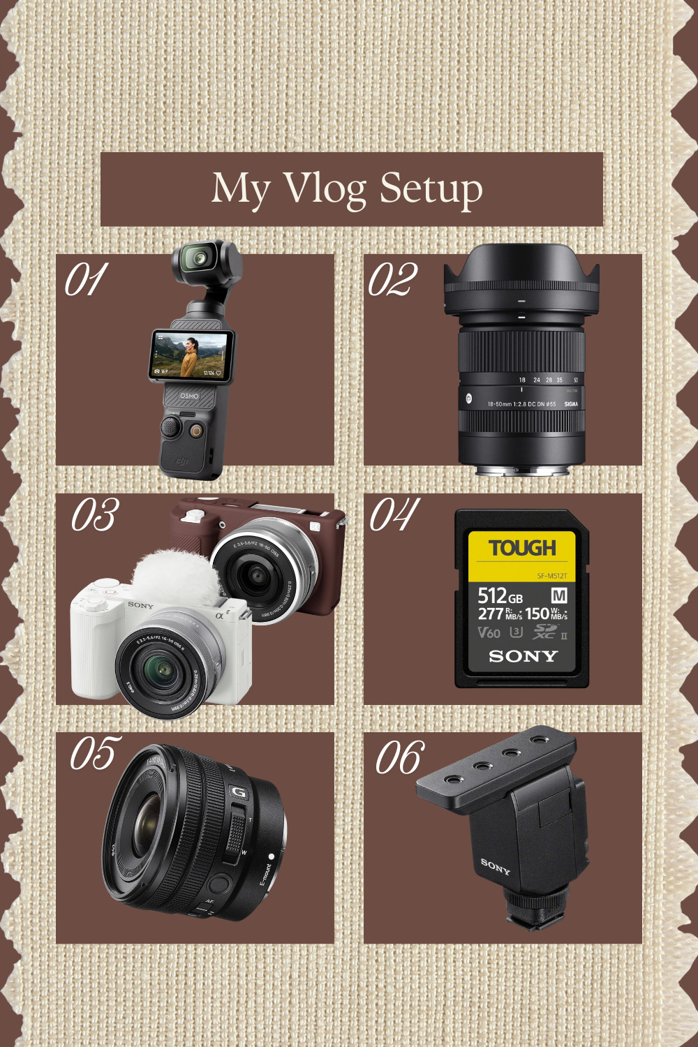 here is my main setup for my vlogs this coming year! 📹✨🤎 

 

#LTKdayinmylife #LTKvlog #LTKHome