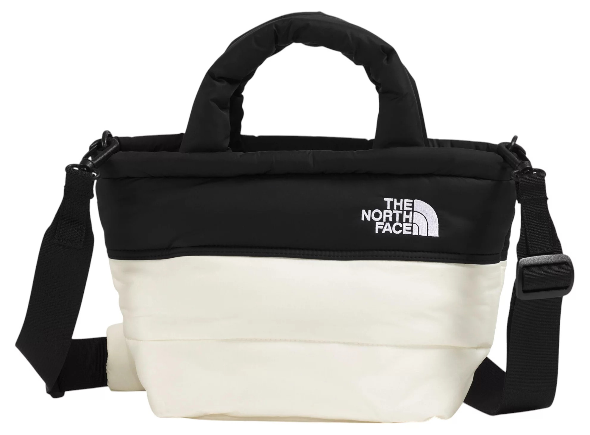 The North Face Nuptse Mini Bag, White Dune/TNF Black | DICK'S Sporting Goods