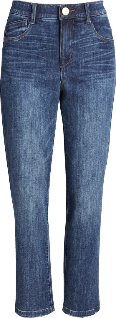 Wit & Wisdom Logan High Waist Ankle Slim Straight Leg Jeans | Nordstrom | Nordstrom