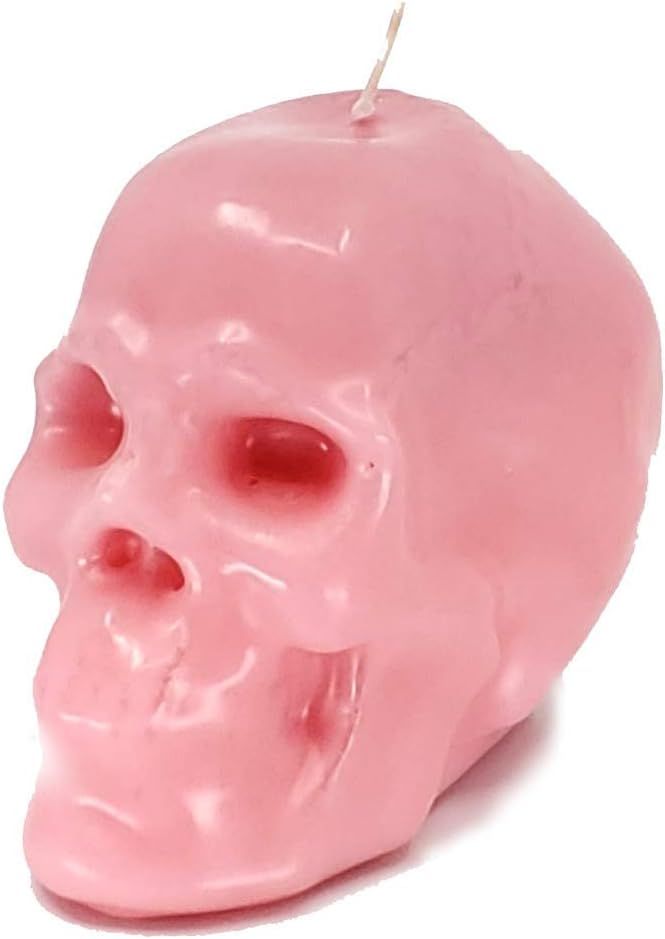 Pink Large Skull Figure Image Candle (Romance, Love, Reconciliation, Spells, Spellwork & Ritual M... | Amazon (US)