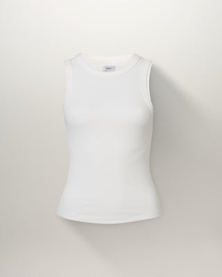 VEHLA RIBBED TANK - SNOW - RIBBED TANK - SNOW | Shop.app