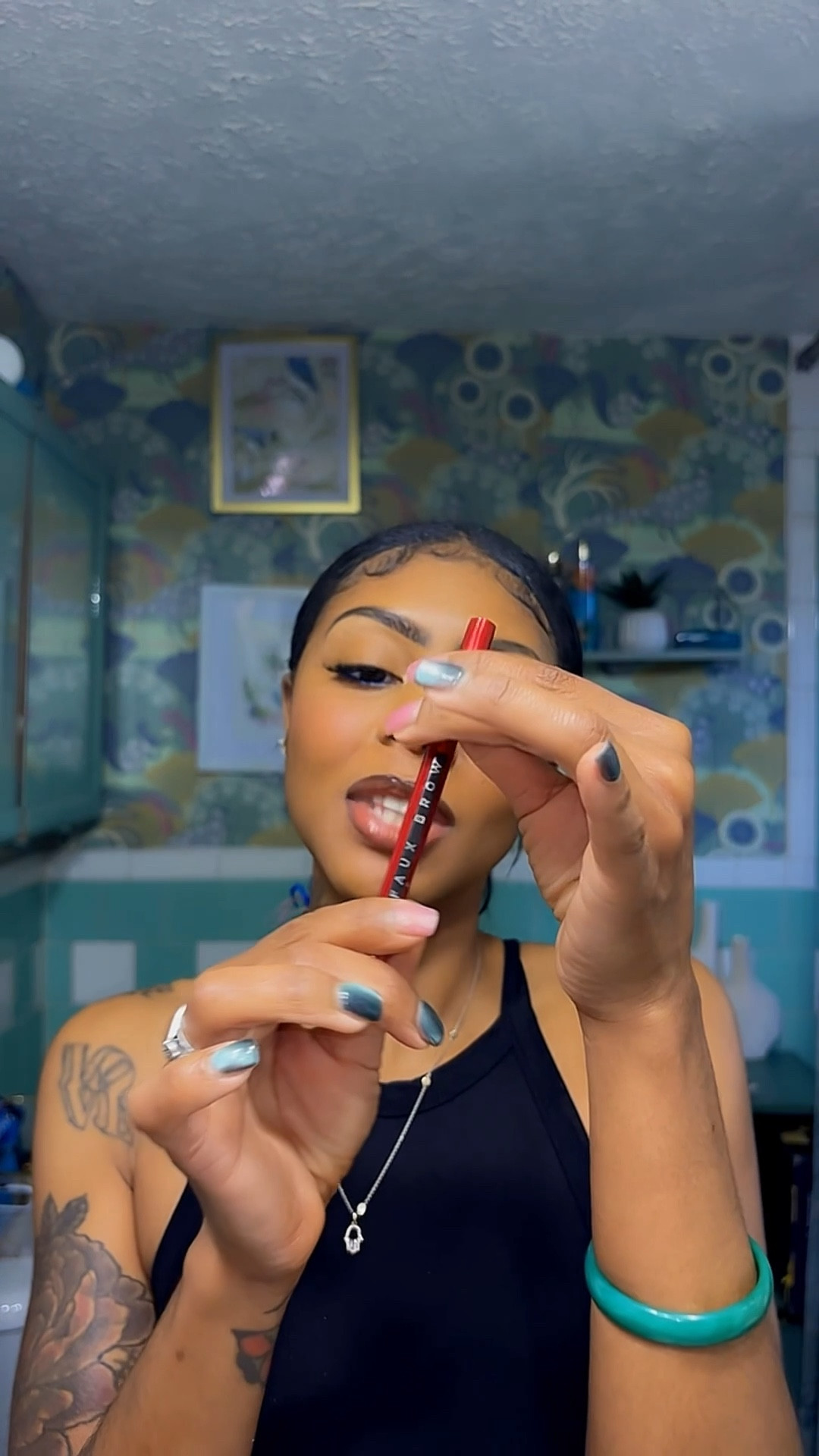 How to make faux freckles using the L’Oréal eyebrow pen #loreal #freckles 

#LTKselfcare #LTKBeauty
