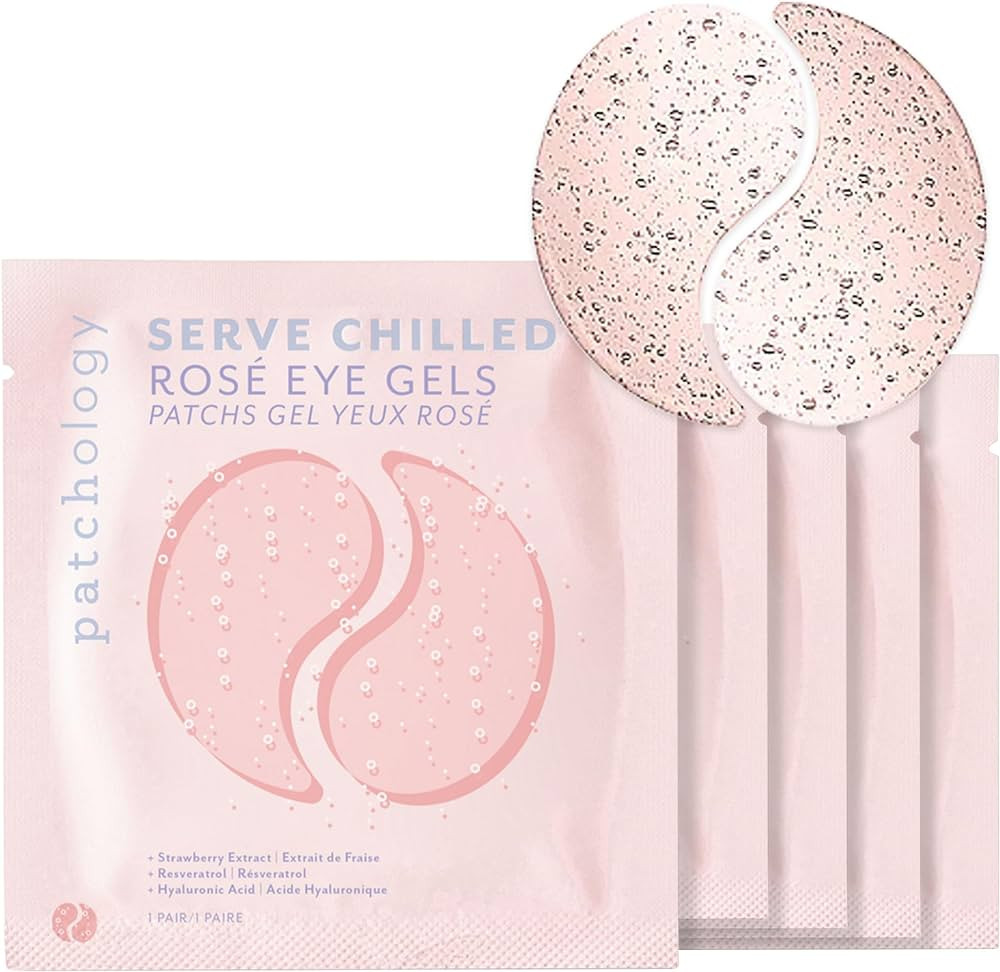 Patchology Serve Chilled Rosé Hydrating Under Eye Patches for Dark Circles, Beauty & Personal Ca... | Amazon (US)