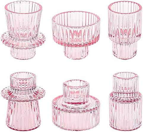 Taper Votive Candle Holder for Pillar Candles Tealight, Candlestick Holder for Wedding Christmas ... | Amazon (US)