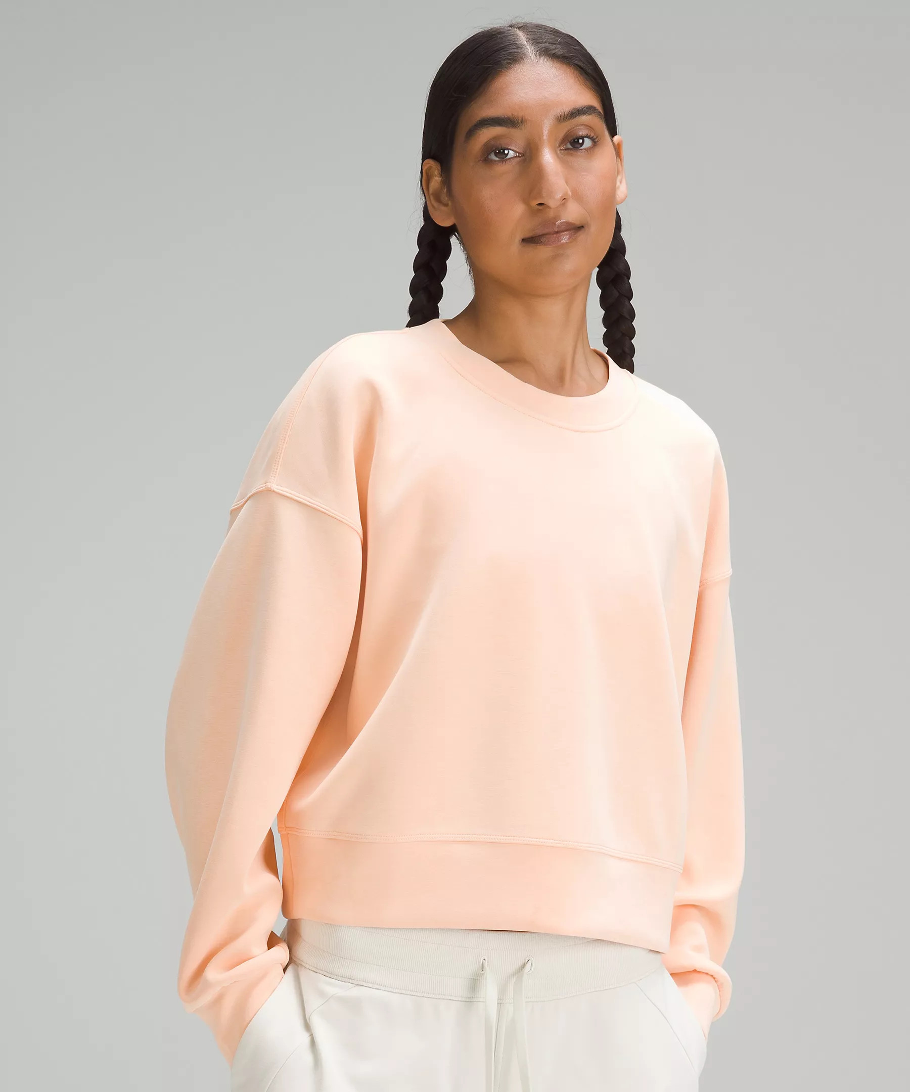 Softstreme Perfectly Oversized Cropped Crew | Lululemon (US)