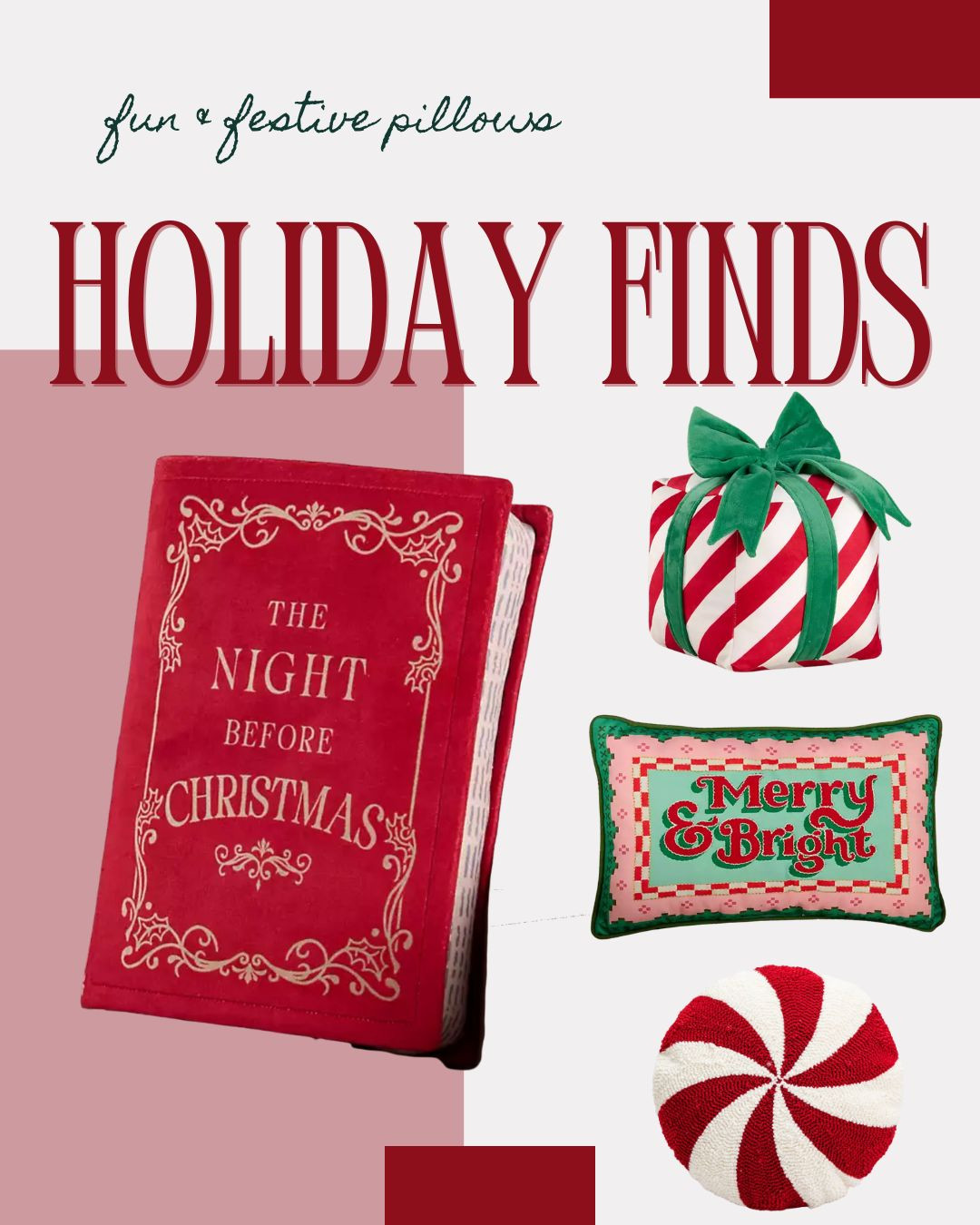  Fun and funky Christmas pillows!

 

#LTKHome #LTKHoliday