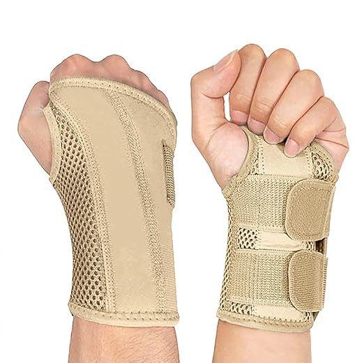 NuCamper Wrist Brace Carpal Tunnel Right Left Hand for Men Women, Night Wrist Sleep Supports Spli... | Amazon (US)