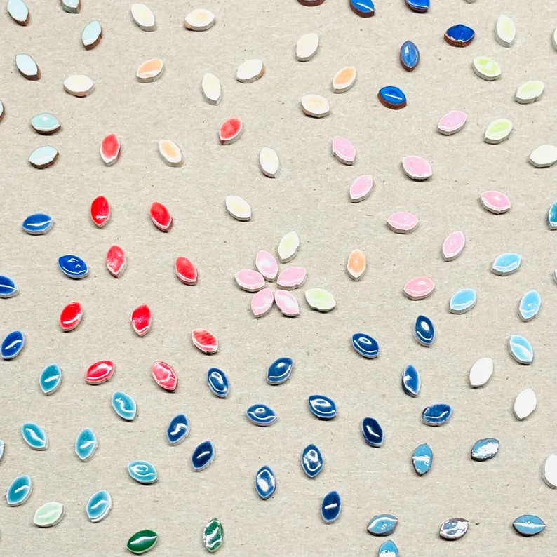 48 MICRO Ceramic Petals - Etsy | Etsy (Global)