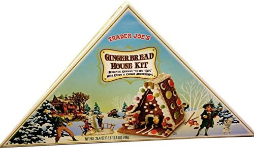 Trader Joes Gingerbread House Kit, Authentic German Hexen Haus with Candy and Cookie Decorations,... | Amazon (US)
