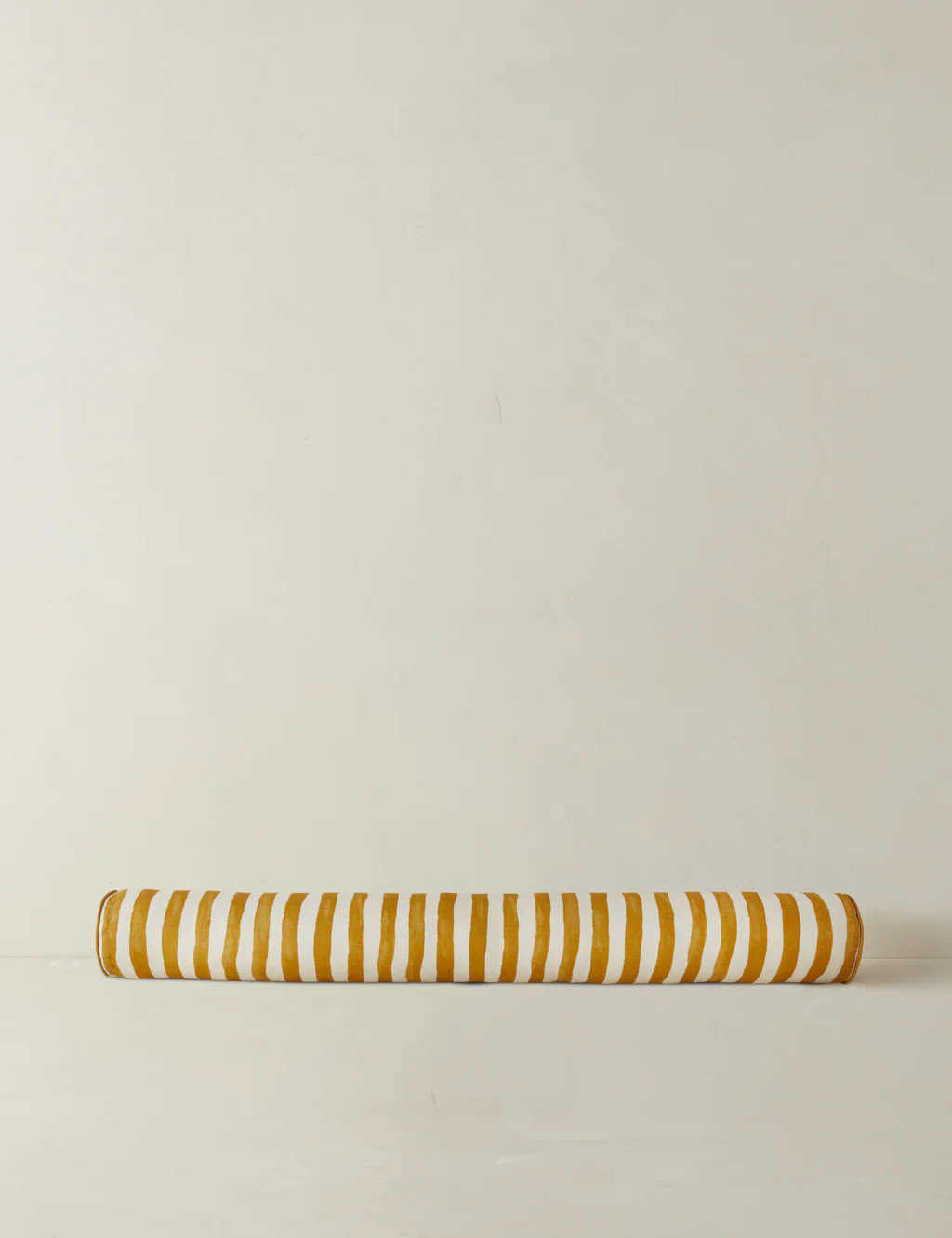 Painterly Stripe Linen Long Bolster Pillow | Lulu and Georgia 