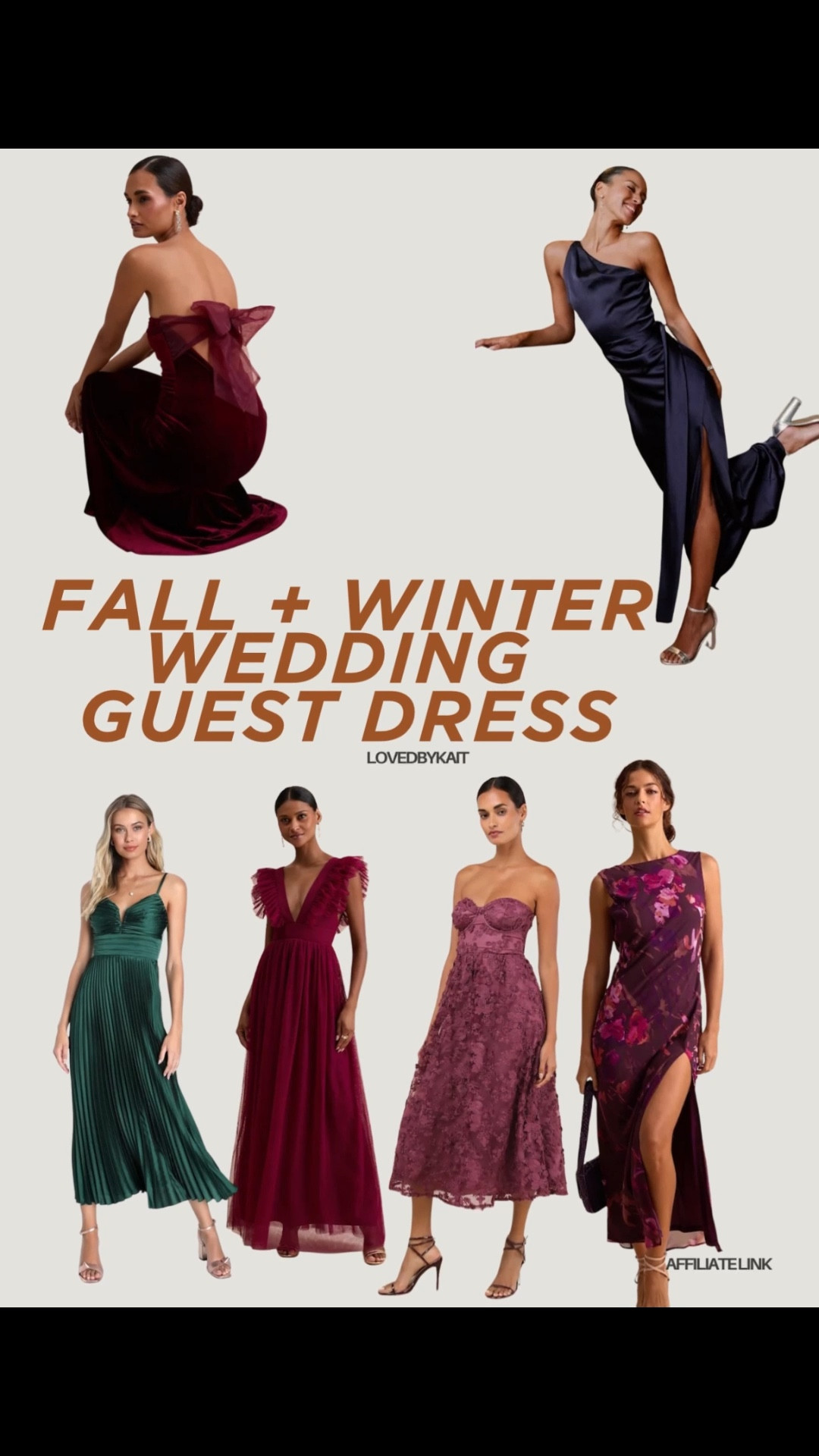 If you have a winter wedding coming up — or even a February or March wedding — Lulus has so many gorgeous wedding guest dresses under $100 that are perfect for cold weather events. Think long-sleeve gowns, velvet cocktail dresses, and formal midi dresses that keep you warm without sacrificing style. I love that their pieces feel elegant enough for a black tie wedding but still affordable for building your event wardrobe. Whether you’re searching for a winter wedding guest dress, a spring wedding outfit, or even something versatile for holiday parties and New Year’s Eve, Lulus makes it easy to look chic without breaking the bank.

#LTKWeddingGuest #LTKUnder100 #LTKEventStyle