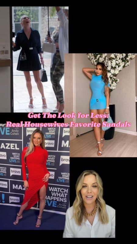 Get the Look for Less: Real Housewives favorite $950 Gianvito Rossi Sandals

#LTKshoecrush #LTKfindsunder100