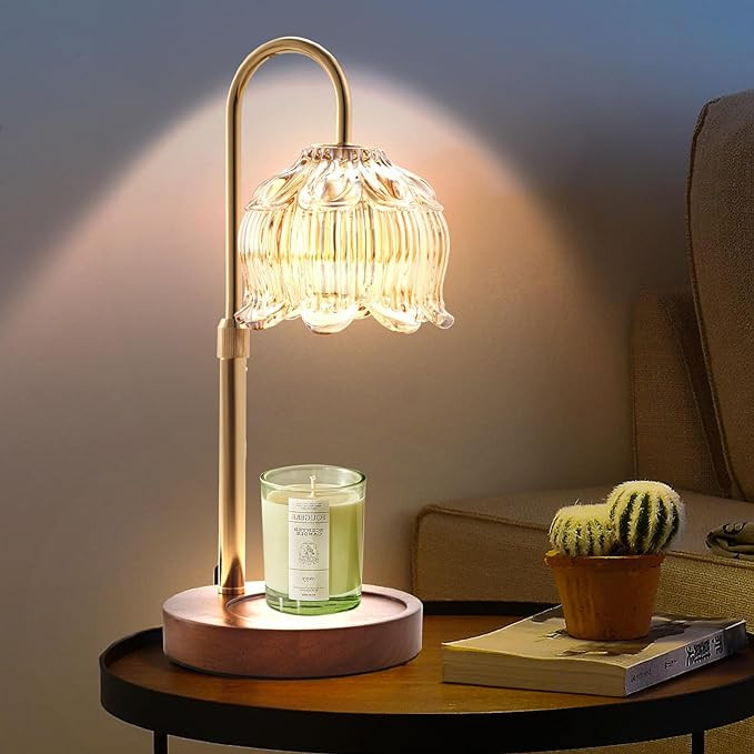 GEEZO Fragrance Candle Warmer Lamp,Electric Candle Warmer with Timer & Dimmer, Mom Christmas Birt... | Amazon (US)