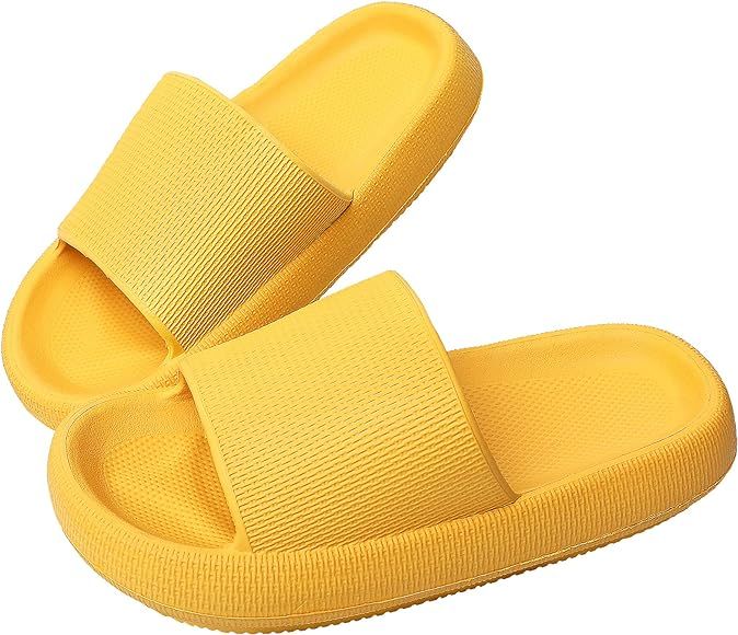 Yinbwol Kids House Slippers Non-Slip Quick Drying Open Toe Super Soft Thick Sole Sandals Home Shower | Amazon (CA)