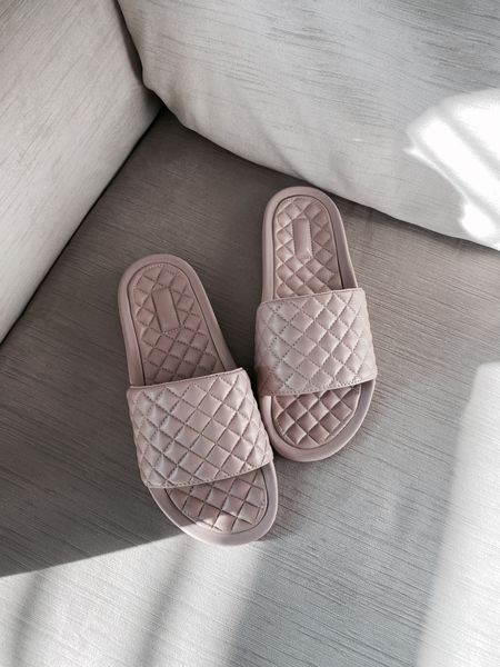 The prettiest pink slides for spring and summer! These style of slides have replaced my house slippers for the last three years!

Take it with you pool side or on vacation!

#LTKtravel #LTKshoecrush