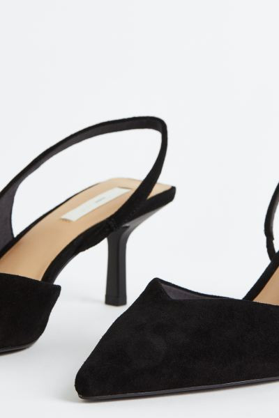 Suede slingbacks | H&M (UK, MY, IN, SG, PH, TW, HK)