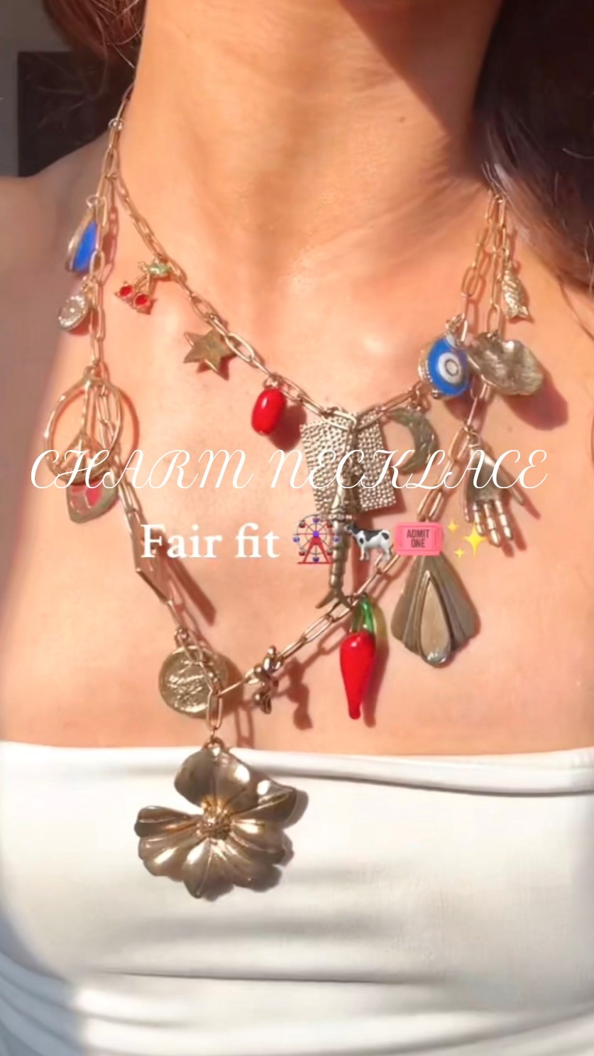 Chunk Charm Necklace ✨ 
Free People Necklace, charms, charm necklace, maximalist, chunky jewelry. #freepeople #jewerly #charmnecklace #tiktok #fionajordan 

#LTKOver40 #LTKParties #LTKU