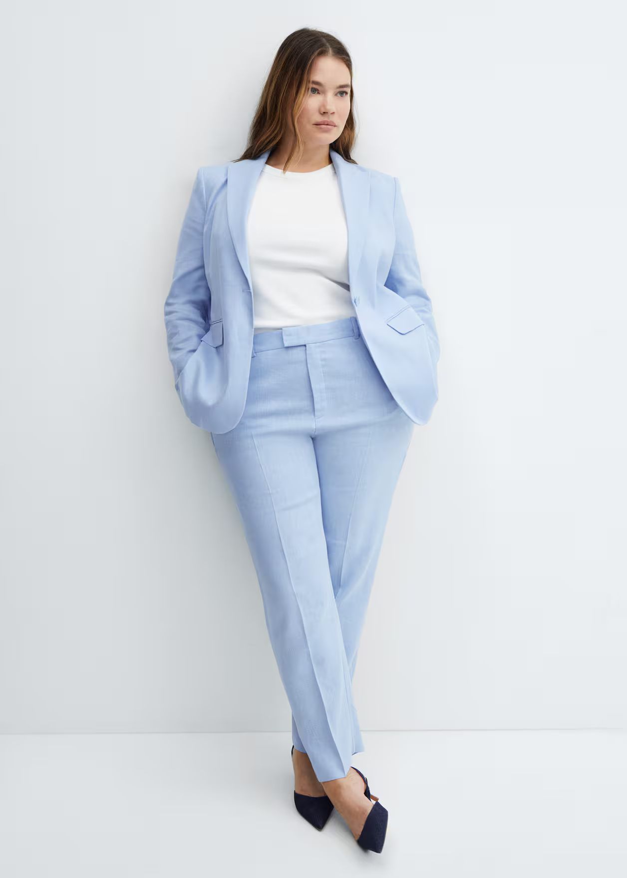 100% linen suit trousers | MANGO (US)