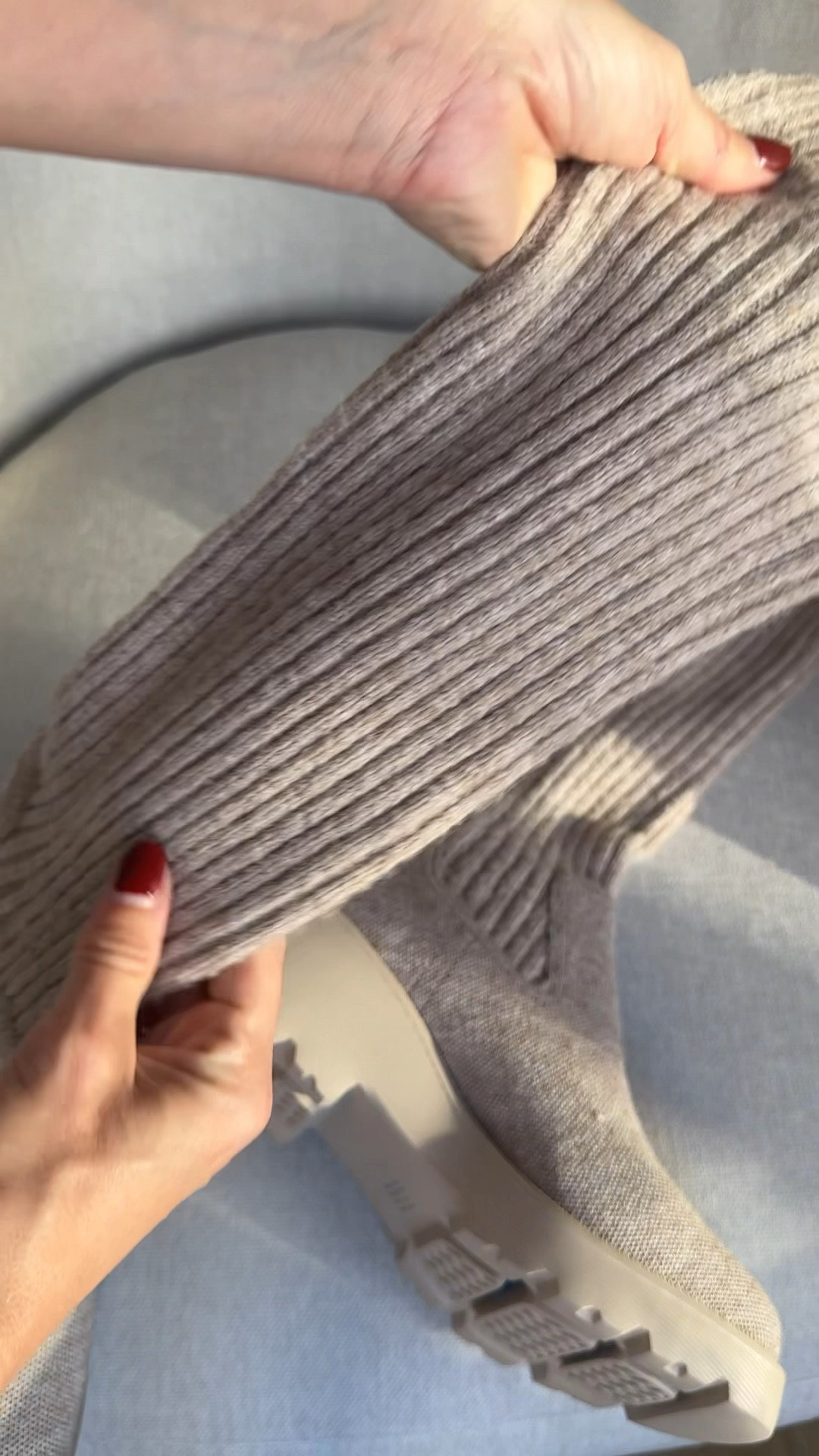 I’ve been eyeing these boots for weeks and I’m so glad I finally got them 👌They are even more stunning in person! The platform adds a little extra height and the stretchy wool shaft can be styled up or down like socks. So cute 🫶

#LTKGiftGuide #LTKStyleTip #LTKShoeCrush