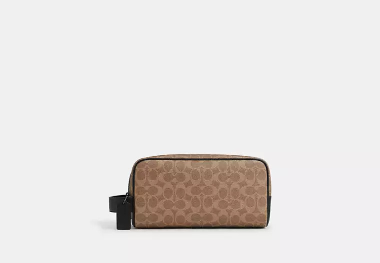 Large Travel Kit In Signature Canvas | Coach Outlet CA