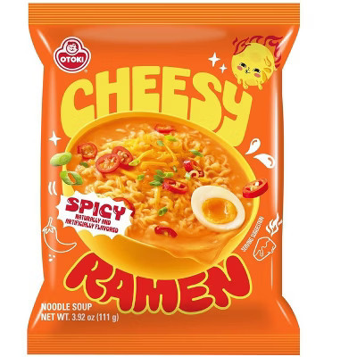 Cheesy Ramen – Spicy Cheddar Soup Ramen | Bold, Cheesy Heat, Korean-Style Spice | 3.92 | Target